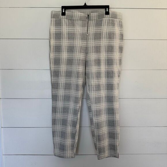 Hue Women’s 2X Plaid Pull on Pants Plus Size New - Picture 1 of 6